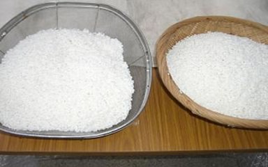 原始人会　どぶろく造り　浸漬米（約10時間浸漬）