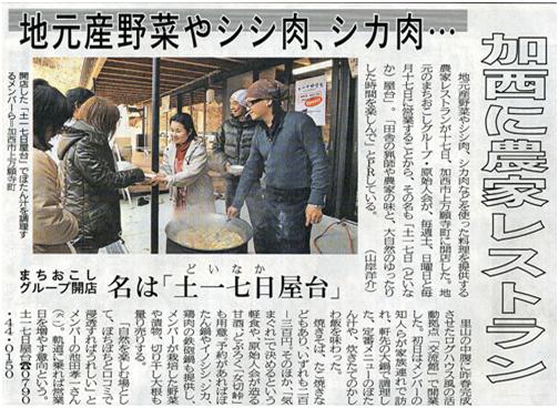 2009-1-18神戸新聞　土一七日屋台