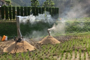 大谷山荘：上万願寺町風景